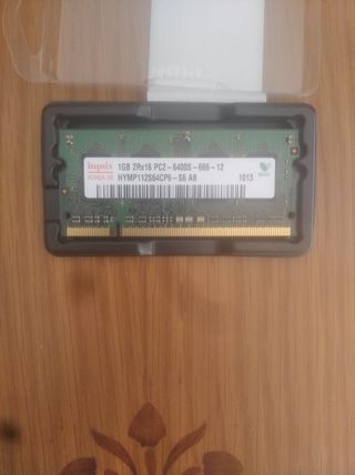 MÓDULO MEMORIA RAM SODIMM 1 GB 666 PORTÁTIL