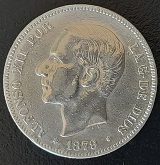 2 Pesetas 1879 E.M .M. ¡MBC+ / EBC-!