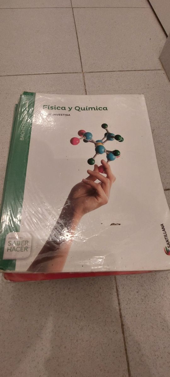 Libro Física y Química 1 Bach SANTILLANA