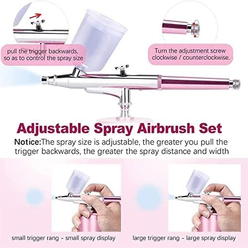 Kit de aerógrafo com compressor sem fio