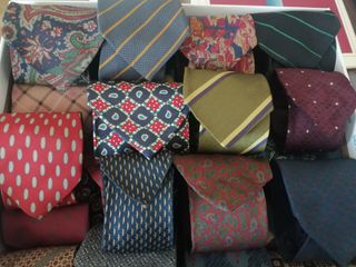 corbatas de seda vintage