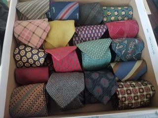 corbatas de seda vintage
