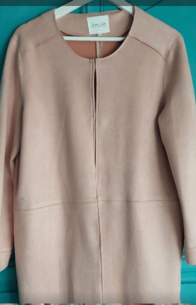 Abrigo de Antelina, rosa  palo