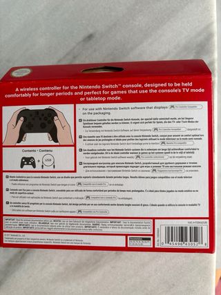 Mando Pro Nintendo Switch con caja original
