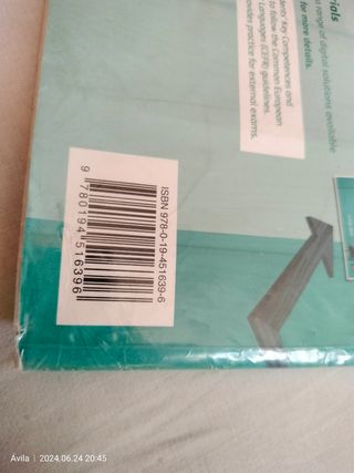Libro de inglés.