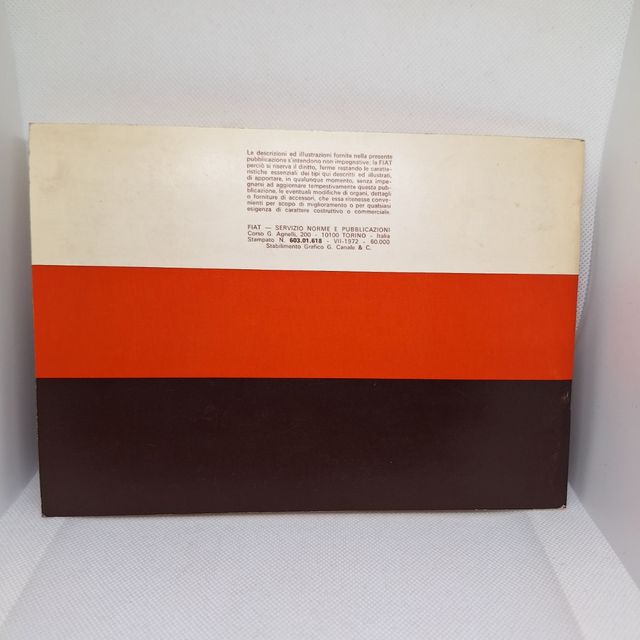 Libretto uso e manutenzione Fiat 127