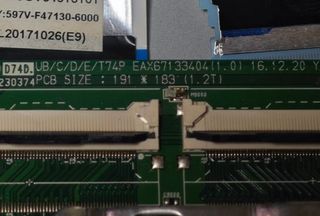 Despiece tv LG 43UJ620V