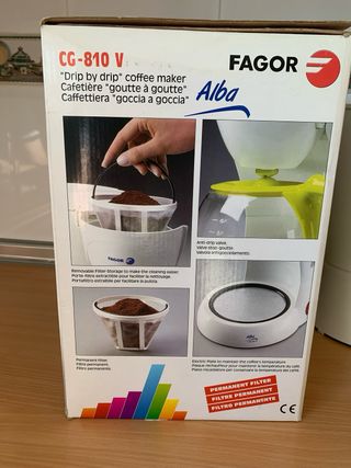 Cafetera de filtro Fagor
