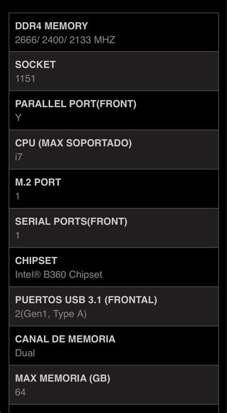 Placa base MSI B360M PRO-VDH