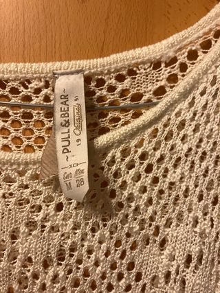 Jersey verano crochet flecos