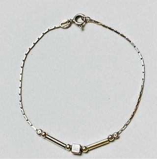 Pulsera unica “ Geometrix” en plata de ley 925