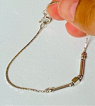 Pulsera unica “ Geometrix” en plata de ley 925