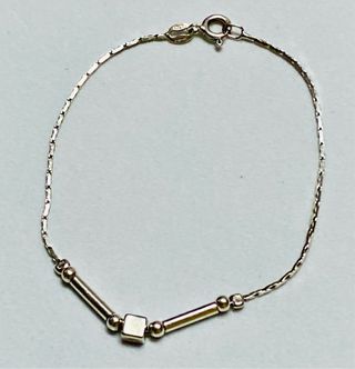Pulsera unica “ Geometrix” en plata de ley 925
