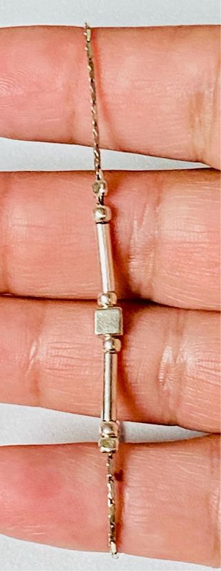 Pulsera unica “ Geometrix” en plata de ley 925