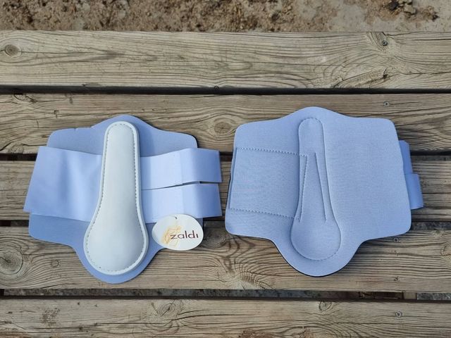PAR DE PROTECTORES ZALDI NEOPRENO BLANCO ENVIO