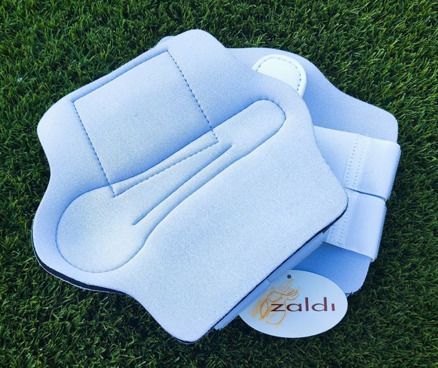 PAR DE PROTECTORES ZALDI NEOPRENO BLANCO ENVIO