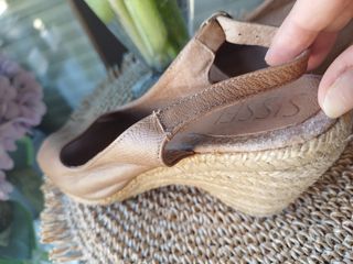 Sandalias. cuña esparto.T 38