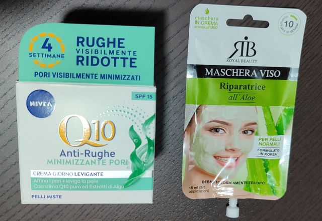 Set crema viso Nivea e maschera