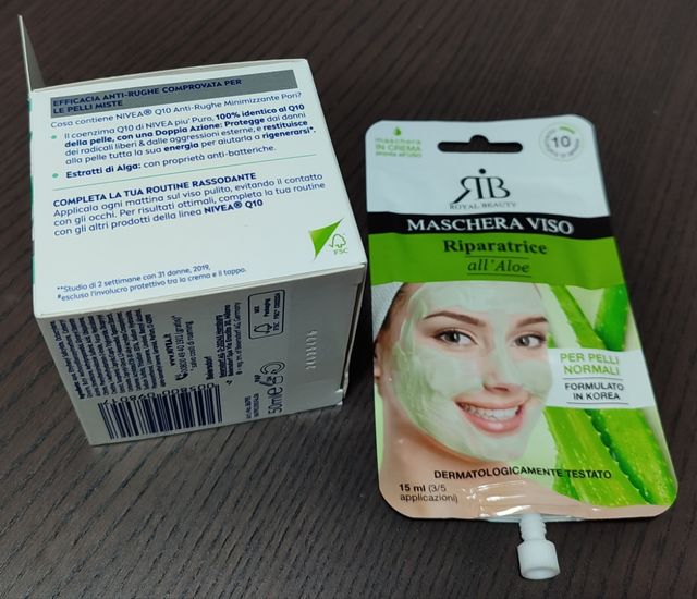 Set crema viso Nivea e maschera