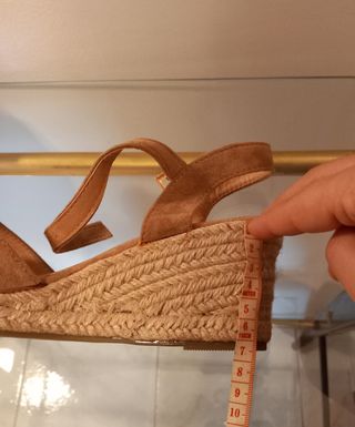 Sandalo espadrillas beige Pepita rei