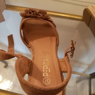 Sandalo espadrillas beige Pepita rei
