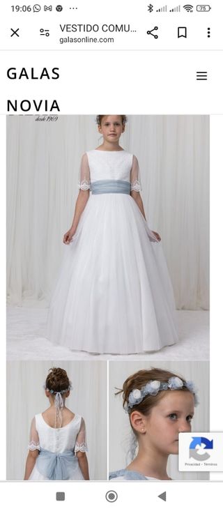 Vestidos de comunión y cazadoras 