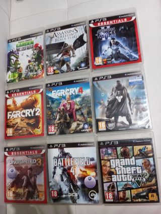 Videojuegos ps3 5 euros unidad
