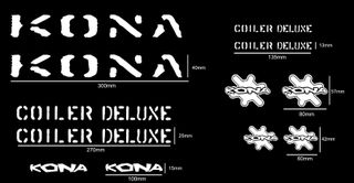 Pegatinas bici KONA COILER DELUXE