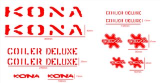 Pegatinas bici KONA COILER DELUXE