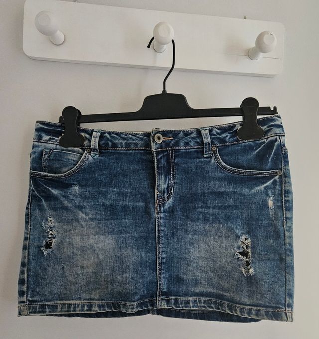 Minifalda vaquera