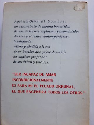 El Pecado Original: Autobiografía Anthony Quinn