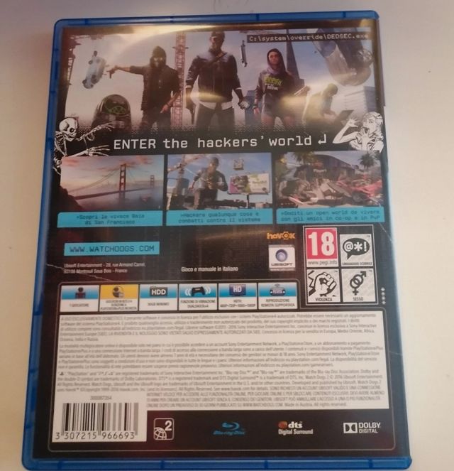 Watch dogs 2 PS4