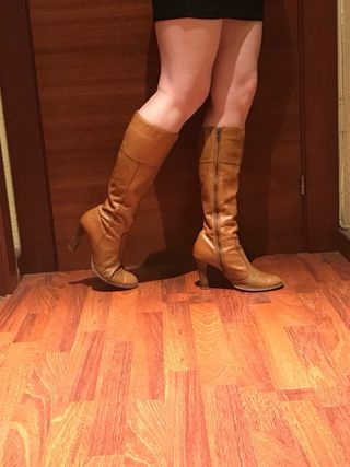 Botas de piel vintage