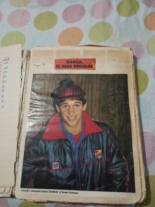 Album de fútbol antiguo