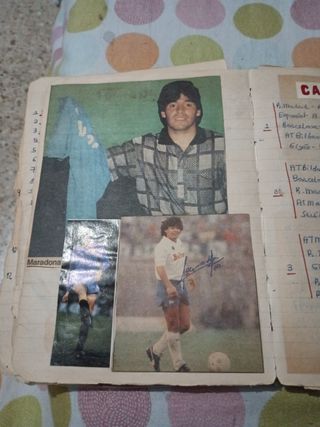 Album de fútbol antiguo