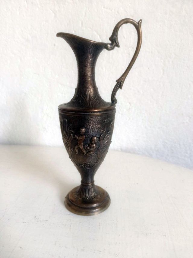 ✨Lote vintage cubitera y jarra estilizada antigua✨