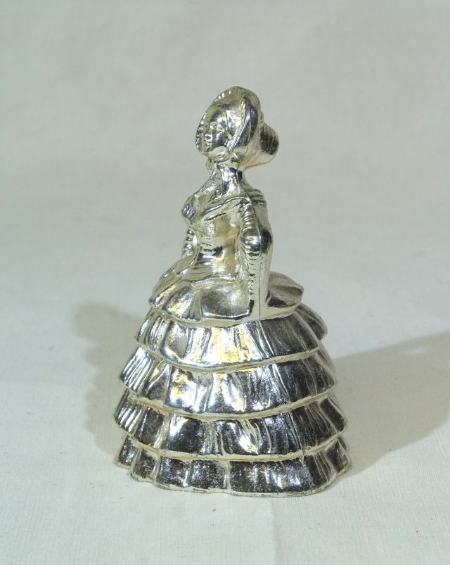 Campanello in metallo placcato argento