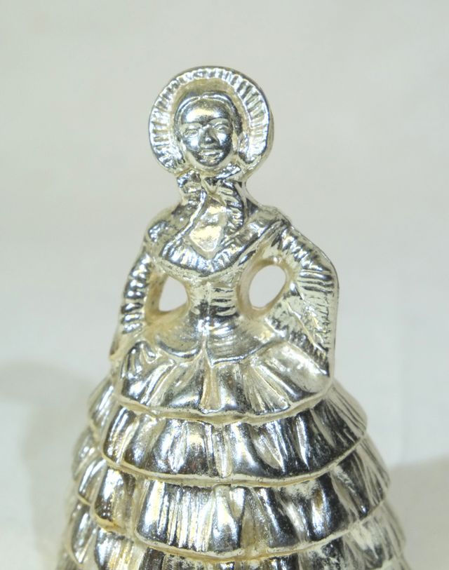 Campanello in metallo placcato argento