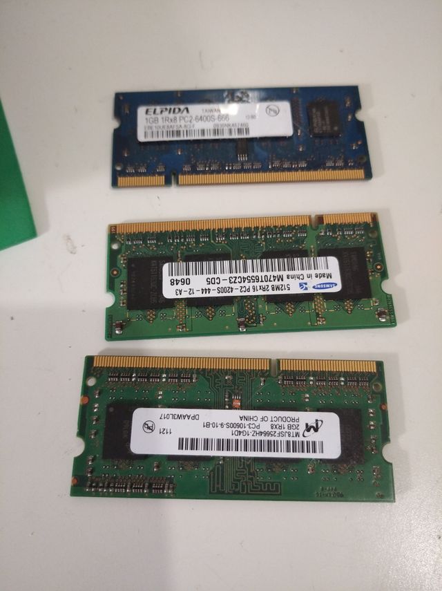 Tarjetas memoria ram
