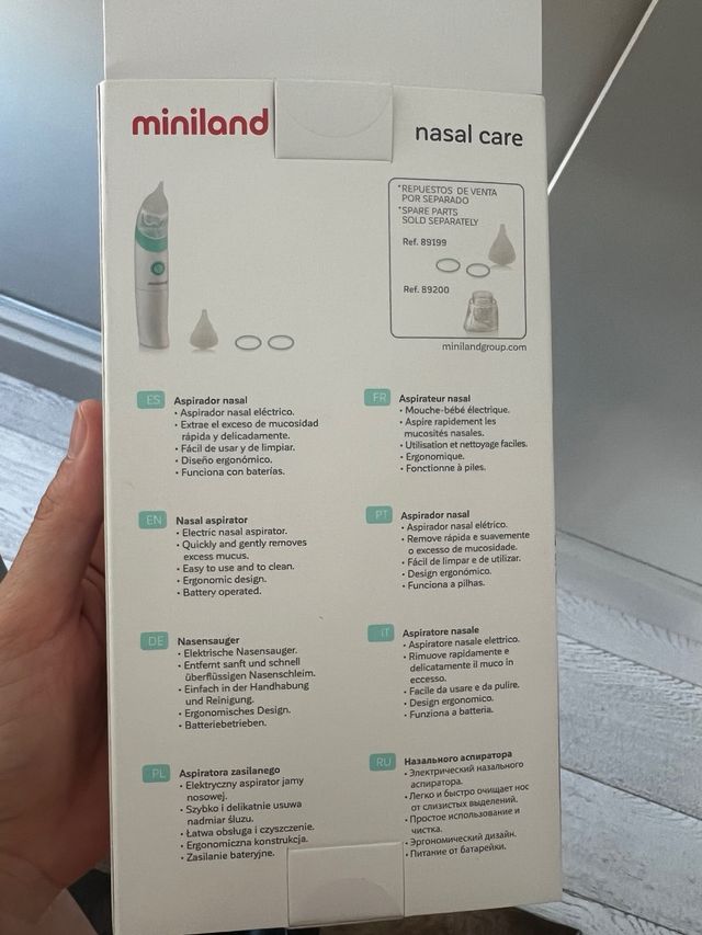 Aspirador nasal bebes