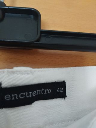 Falda vaquera blanca