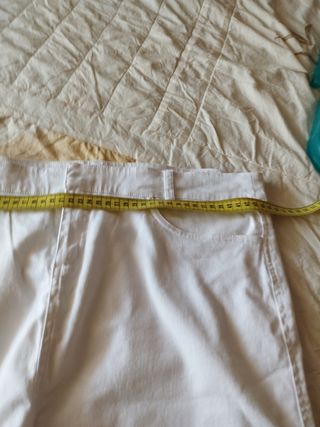 Falda vaquera blanca