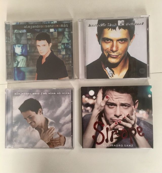 4 CDs de Alejandro Sanz