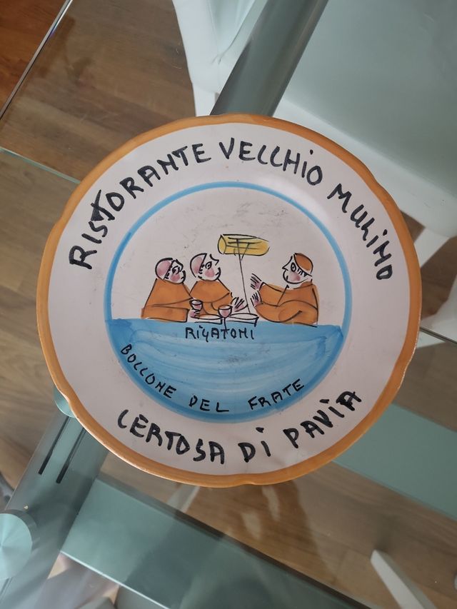 Piatto del Buon Ricordo Certosa di Pavia