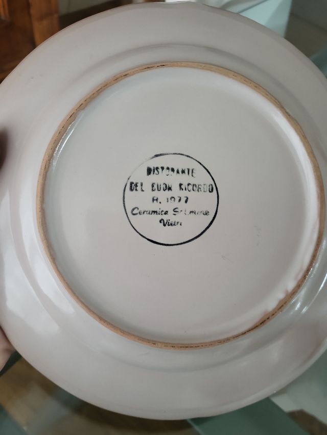 Piatto del Buon Ricordo Certosa di Pavia