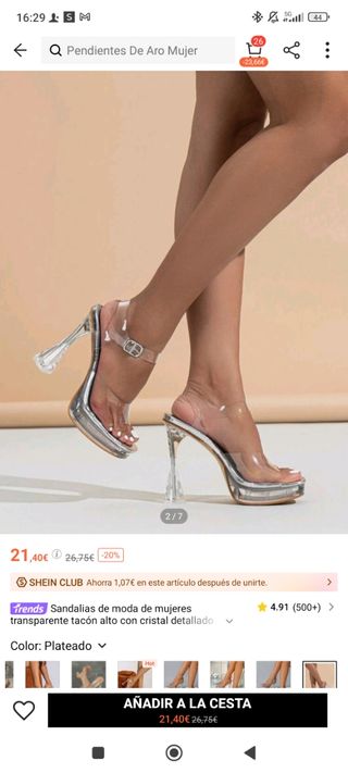 Sandalias de tacón alto