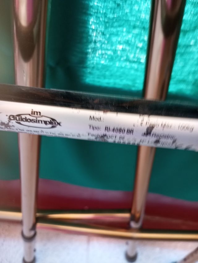 Andador aluminio plegable