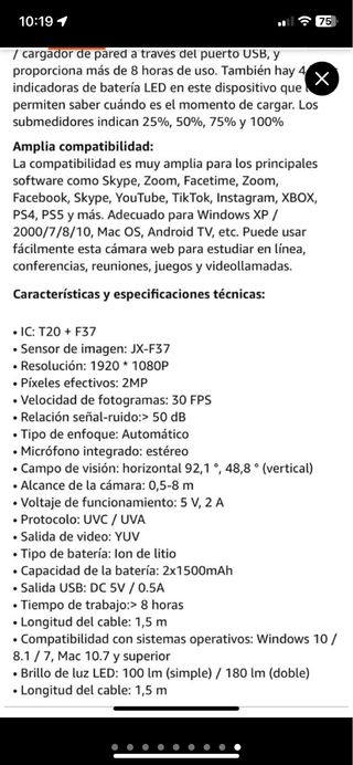 web camara Promate vision 3en 1 nuevas