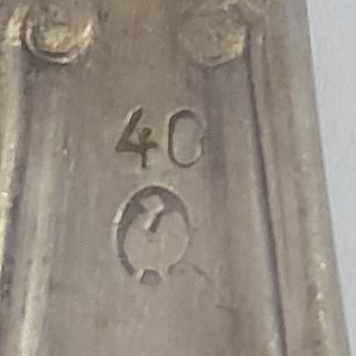 Cubiertos de plata 