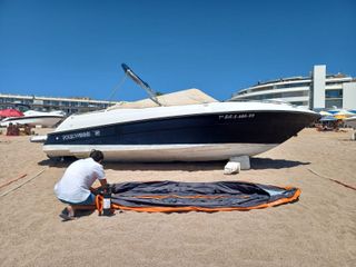 kayak hinchable 2/3 plazas + remos chalecos bomba